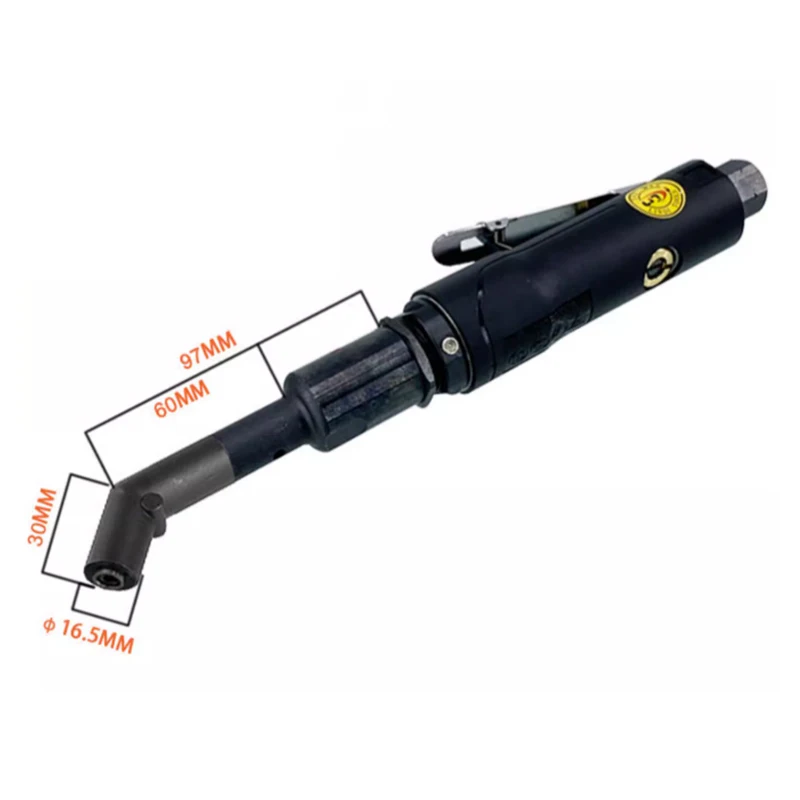 Lingdi AD090B Small Head Air Drill Bend Angle Air Drill Navigation Air Drill 90 Degree Right Angle Air Drill High Micro Angle Dr