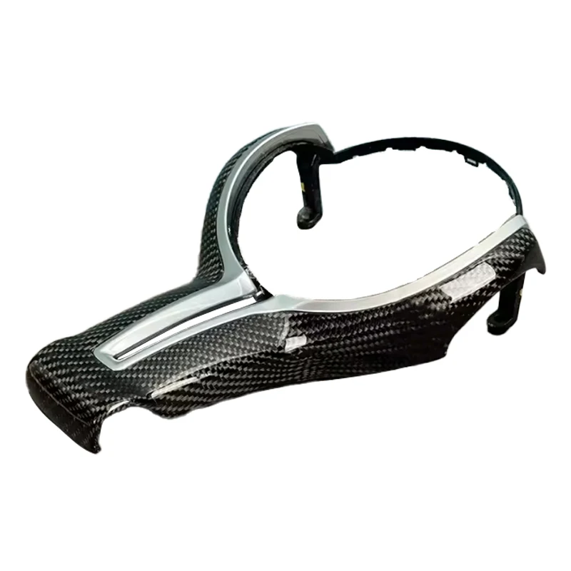 Carbon Fiber Steering Wheel Cover Trim M Sport Performance for BMW F01 F06 F10 F11 F20 F22 F30 F31 F32 F36 M2 F87 M3 F80 M4 F82 image 3