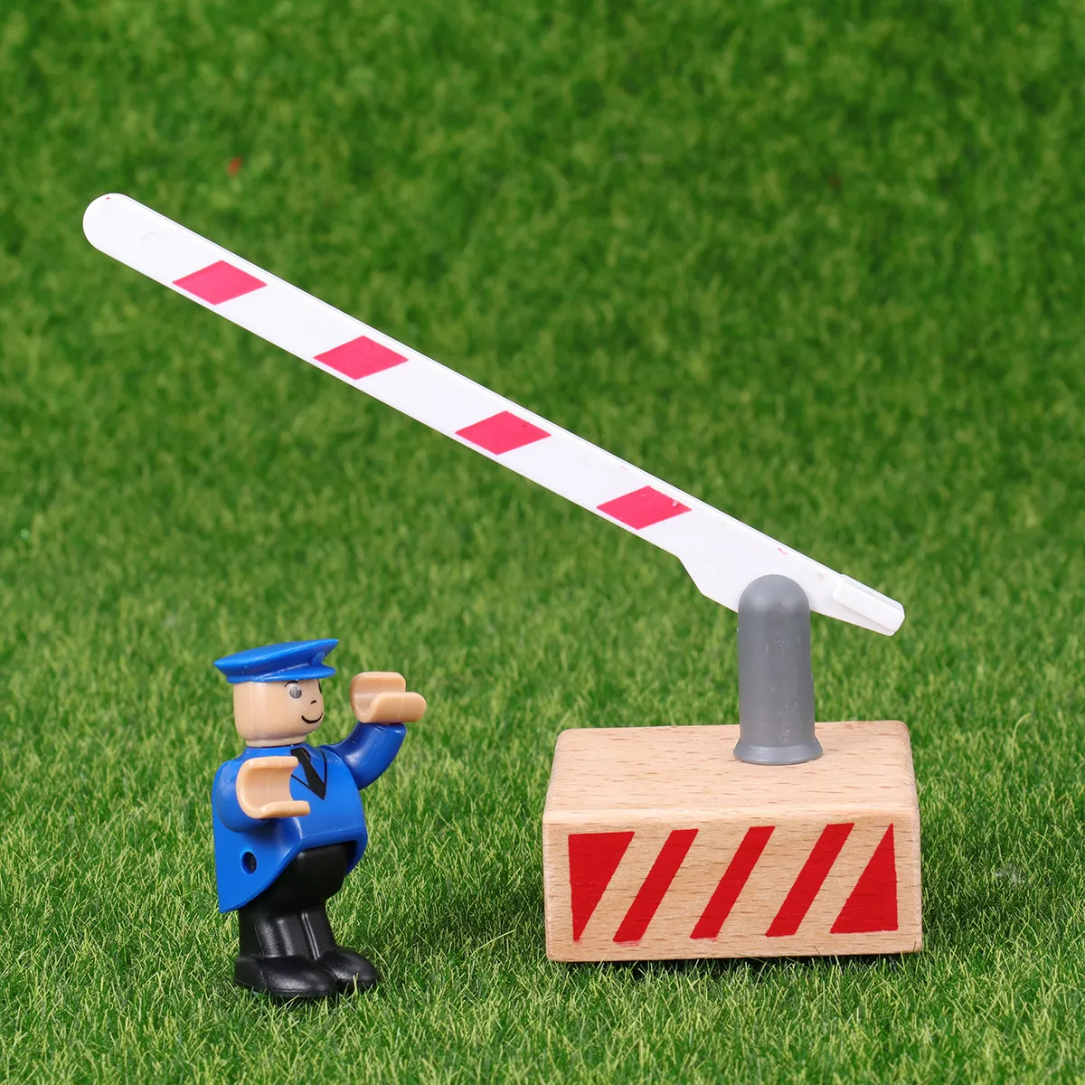 1Pcs Traffic Roadblock Railing Creative Educational Early Learning Simulation Traffic Game Accessories Realistic Colors Easy
