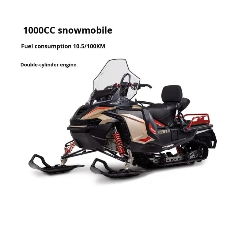

Aodes1000Cc Snowmobile All-Terrain Ski Snow Off-Road Motorcycle 2 STROKE Twin Cylinder Engine