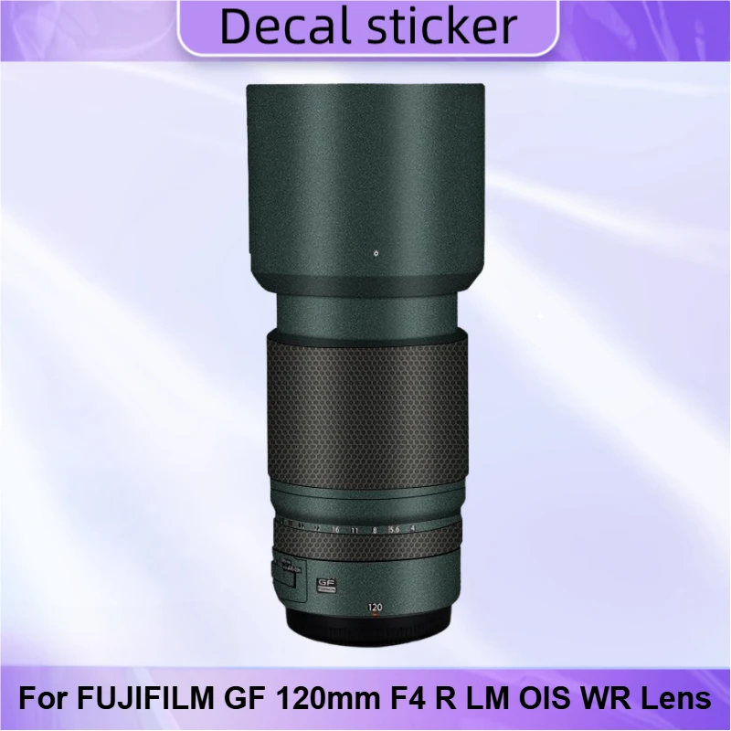 

Защитная виниловая пленка-наклейка для объектива FUJIFILM GF 120mm F4 R LM OIS WR, защита от царапин, покрытие для корпуса объектива