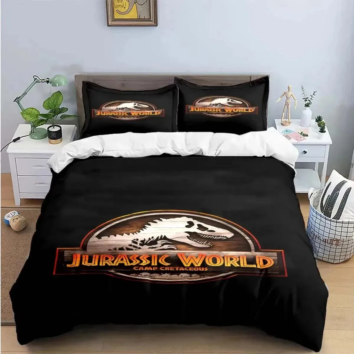 

Fashion 3D Dinosaur J-Jurassic Park Print Bedding Sets Bed Supplies Set Duvet Cover Bed Comforter Set Bedding Set Luxury Gift