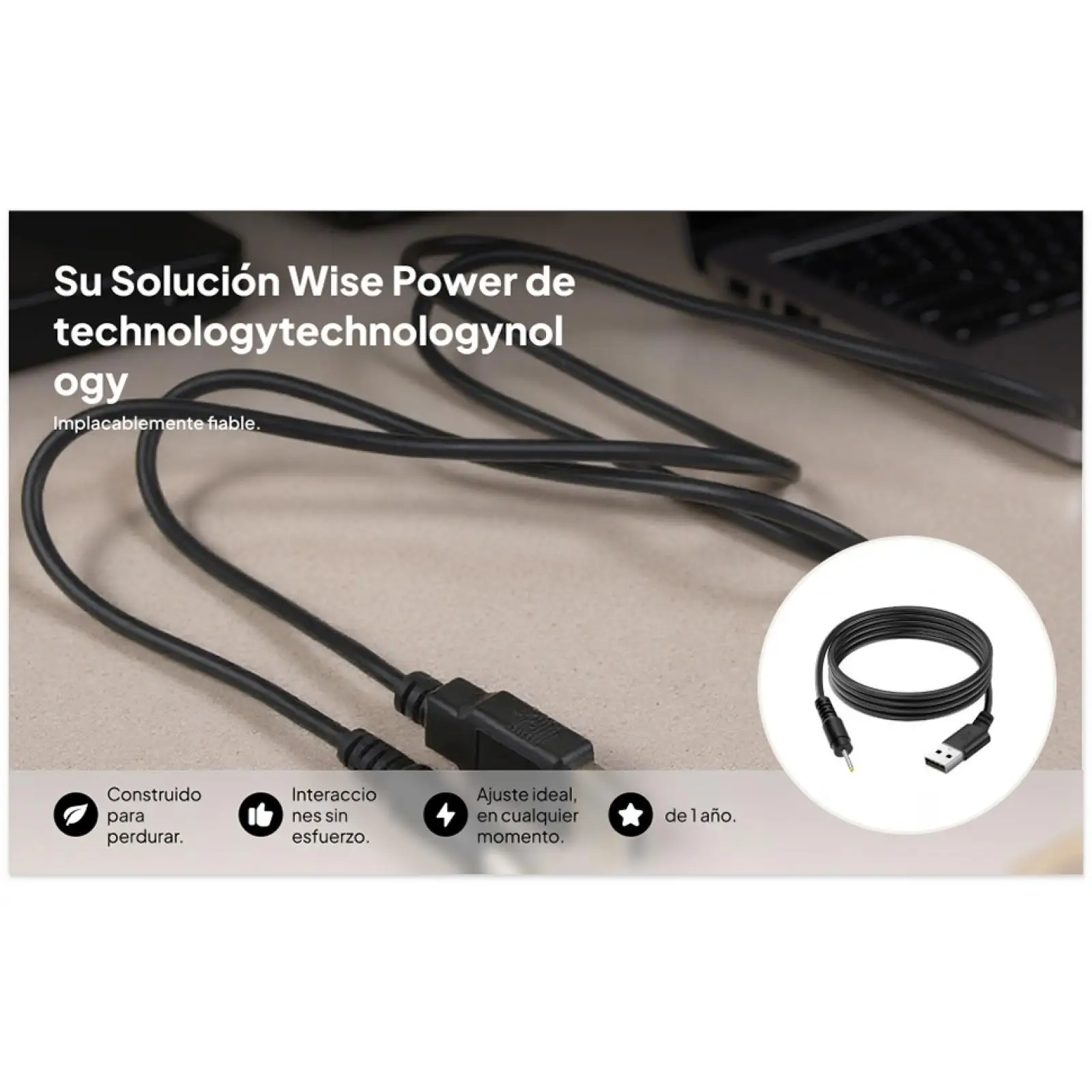 

DC Charging Cable USB to DC Wire Flexible Power Cable for 4.0mm X 1.7mm Electronic Device Charging