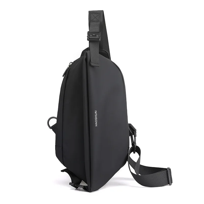 Bolso cruzado portátil para hombre, bolsa de pecho impermeable, antirrobo, de viaje, de hombro corto, para motocicleta