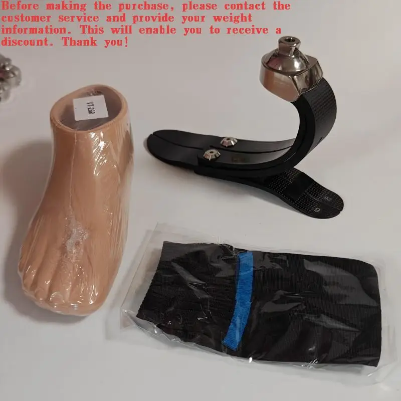 High-end prosthetic limbs and artificial limbs. Sports-grade carbon fiber footplate. High elasticity, suitable for running