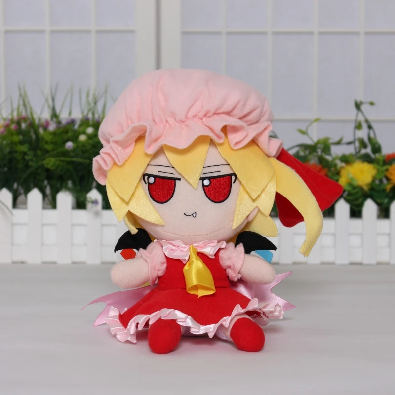 

Touhou Project Plush Doll Toys Fumo Flandre Scarlet Anime Girl Cosplay 20cm for Gift