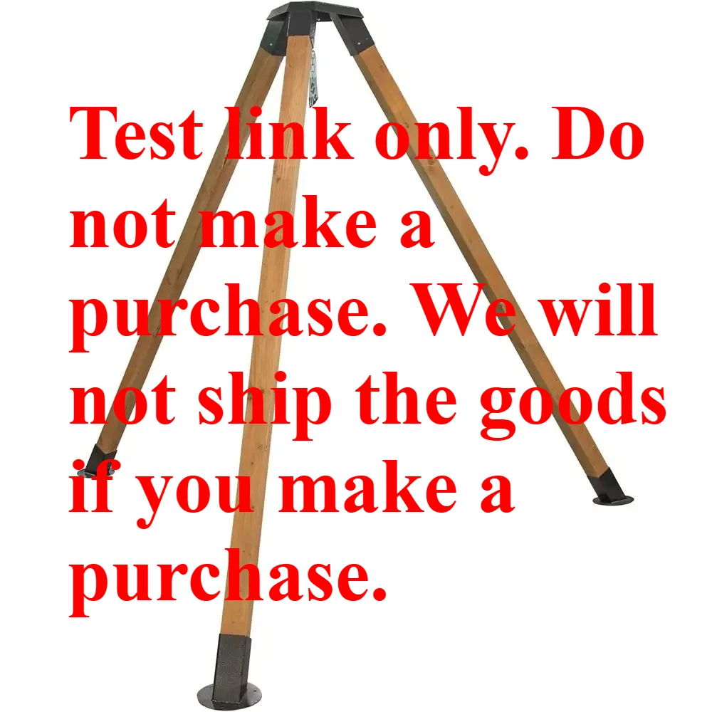 Test link only. Do not make a purchase. We will not ship the goods if you make a purchase.!!!!!!!Vivere Steel Tripod Brakits or 4x4 Posts