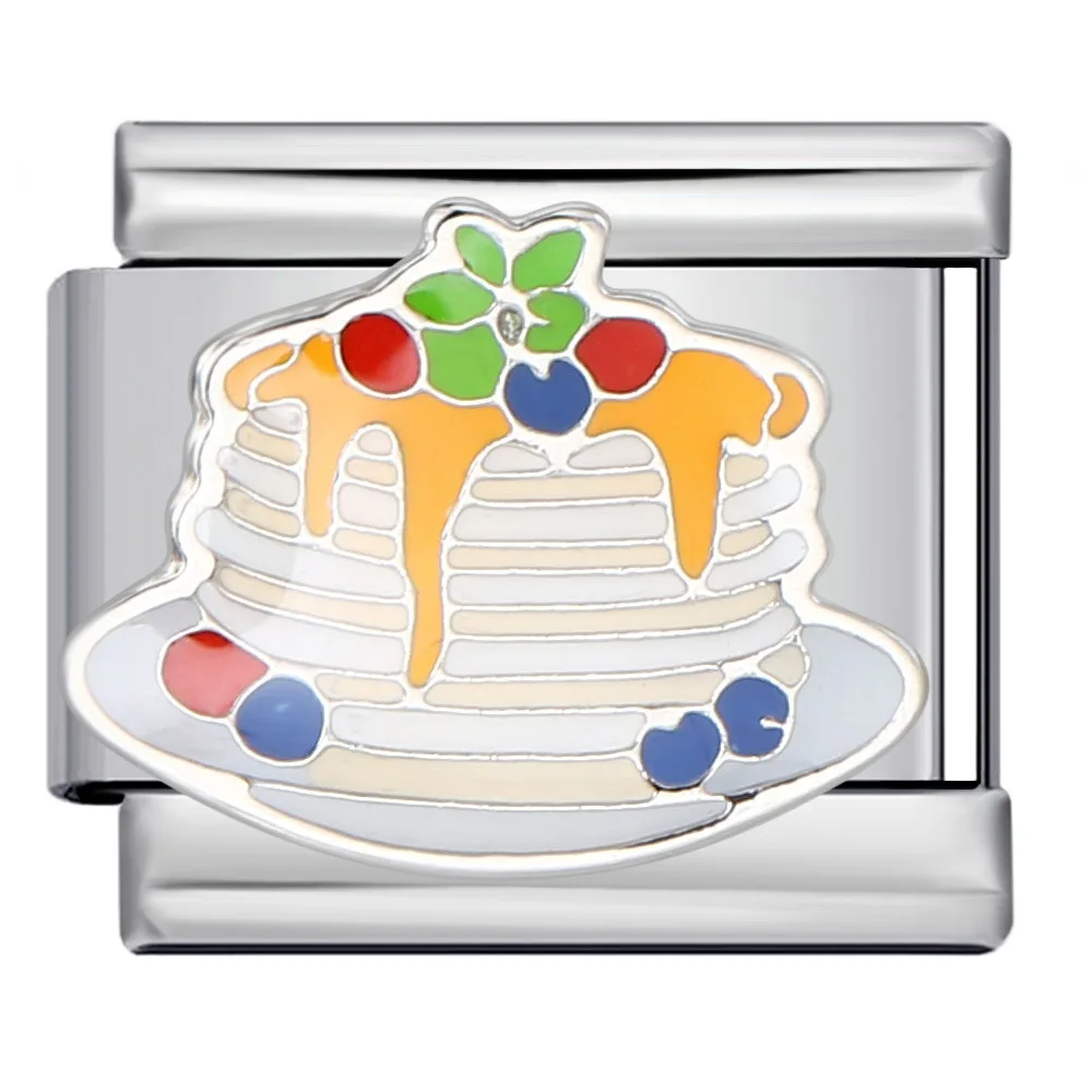 WG 1pc Italian Charm Mother\'s Day Series Bracelet 9mm Modular Italian Charm Bracelet Links Handmade DIY Jewelry Gifts