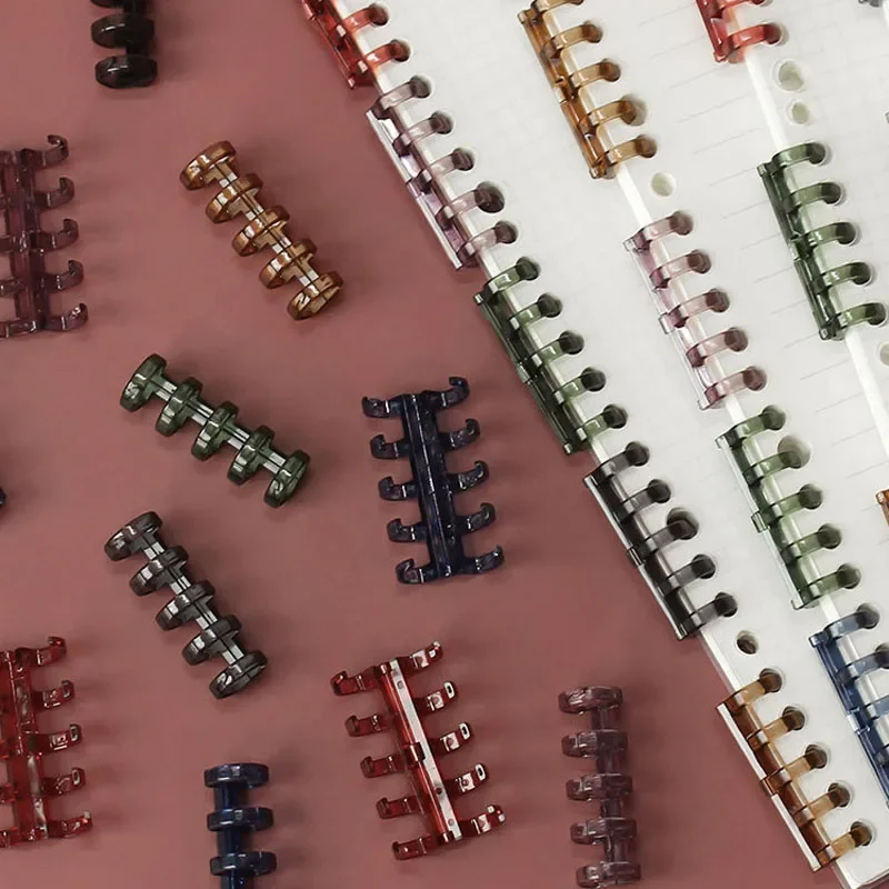 Frothenon anello di rilegatura ad anelli a 5 fori A5A6 Planner segmentato poroso a fogli mobili anelli per raccoglitori accessori per ufficio scolastico