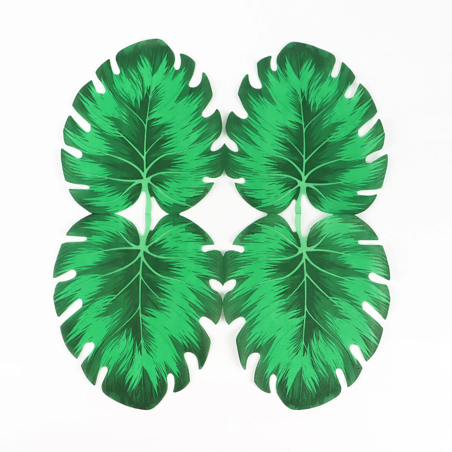 20 sztuk / opakowanie Tropikalne liście palmowe Serwetki papierowe Ręczniki papierowe z liści żółwia Hawajska plaża Luau Wesele Dekoracje stołu w domu