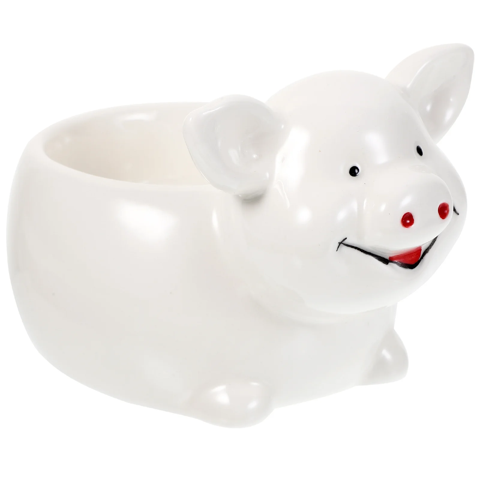 

1Pcs Cartoon Animals Shape Ceramic Bowl for Kids Children Soup Fruit Salad Multi-Functional Food Bowl Food Holder