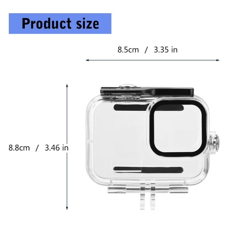 Vỏ bảo vệ vỏ máy ảnh thể thao R91A Vỏ chống nước cho cuộc phiêu lưu dưới nước