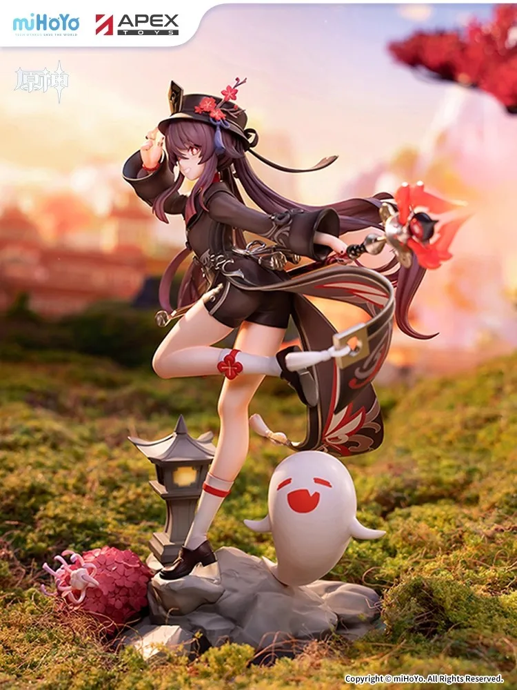 Gioco Genshin Impact Prodotto autentico ufficiale Hu Tao Ornamento a tema rugiada di Frostflake Regali di Natale di Halloween Ornamento cosplay