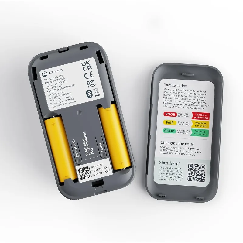 كاشف راديون رقمي ذكي للسلامة والأمن - اختبار رادون محمول وسهل الاستخدام مع توصيل بلوتوث #2