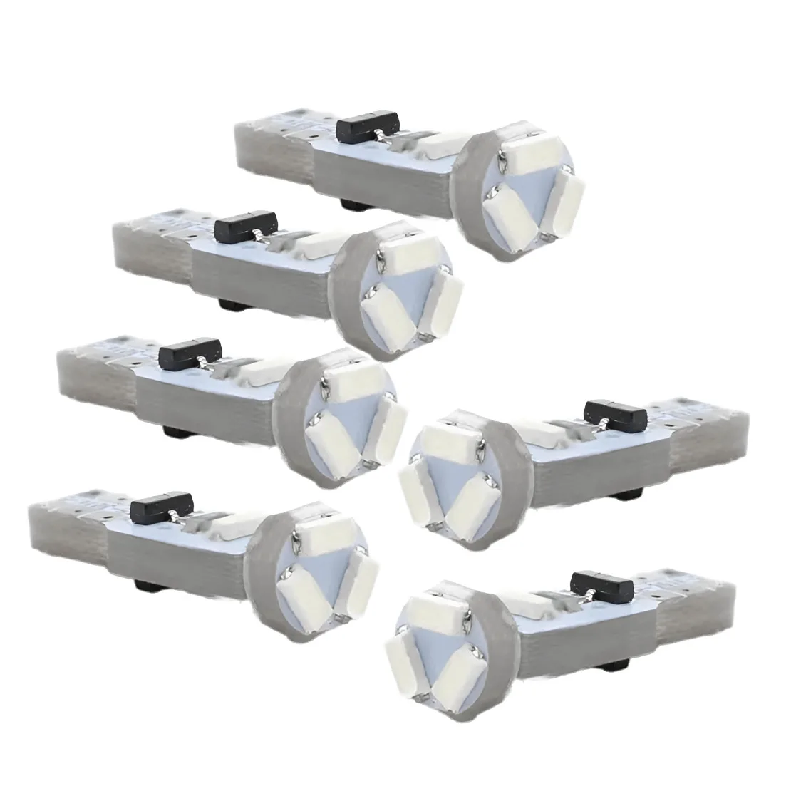 6Pcs Dashboard HAVC Heater Dome Map Reading Interior Inner Dash Light Lamp Upgrade Bulbs Kit 12V Fit For Mazda MX5 MX-5 MK1 MK2