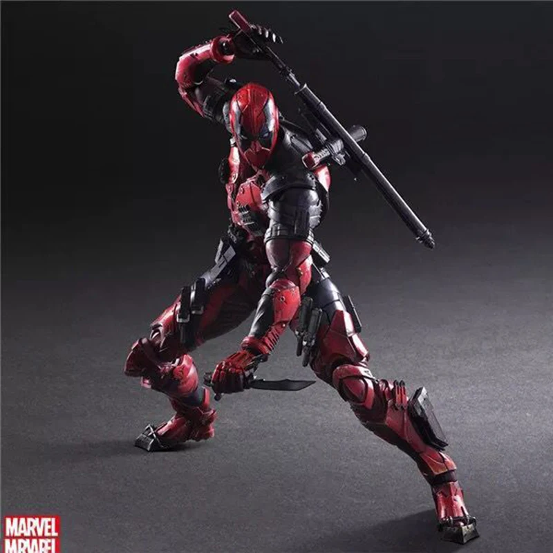 

26cm Bandai Shf Deadpool 2 Marvel Collect Trendy Articulated Movable Figures Animation Peripheral Toys Christmas Gifts