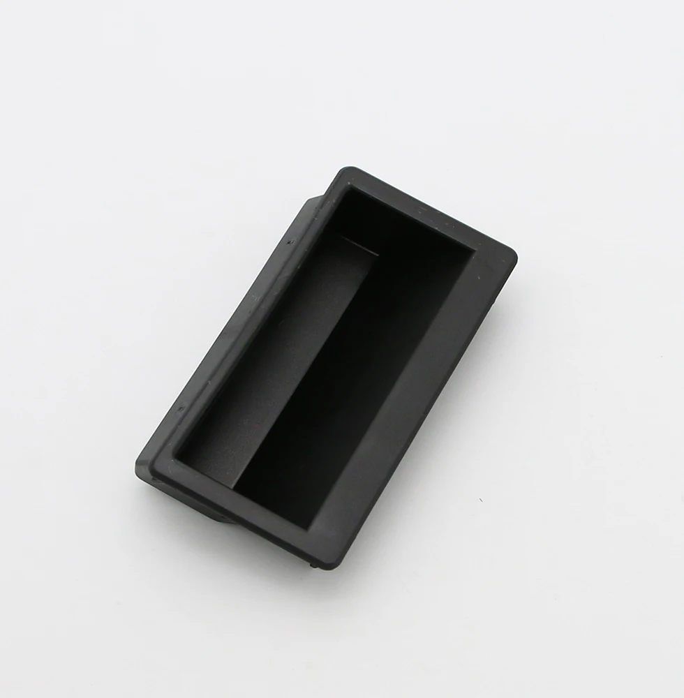 Black plastic concealed handle embedded LS107 embedded card type mobile phone cabinet handle LS537-1