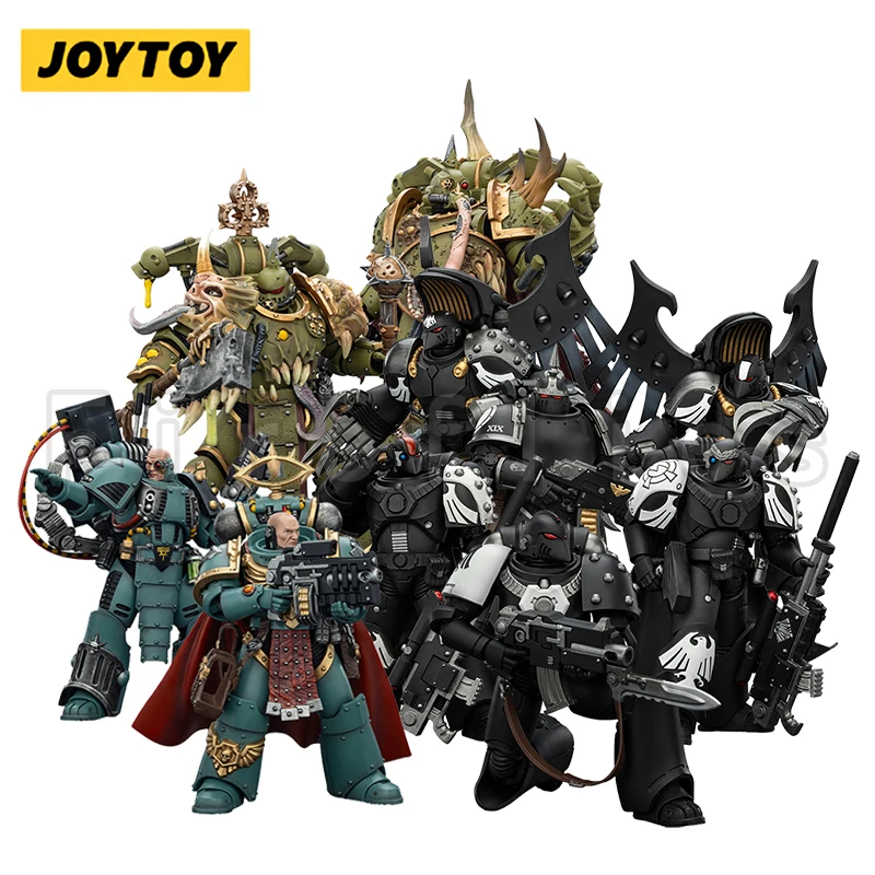 

1/18 JOYTOY Action Figure The Horus Heresy 40K Warmaster Horus Lieutenant Titus Tyranids Hive Fleet Leviathan Anime Model Toy