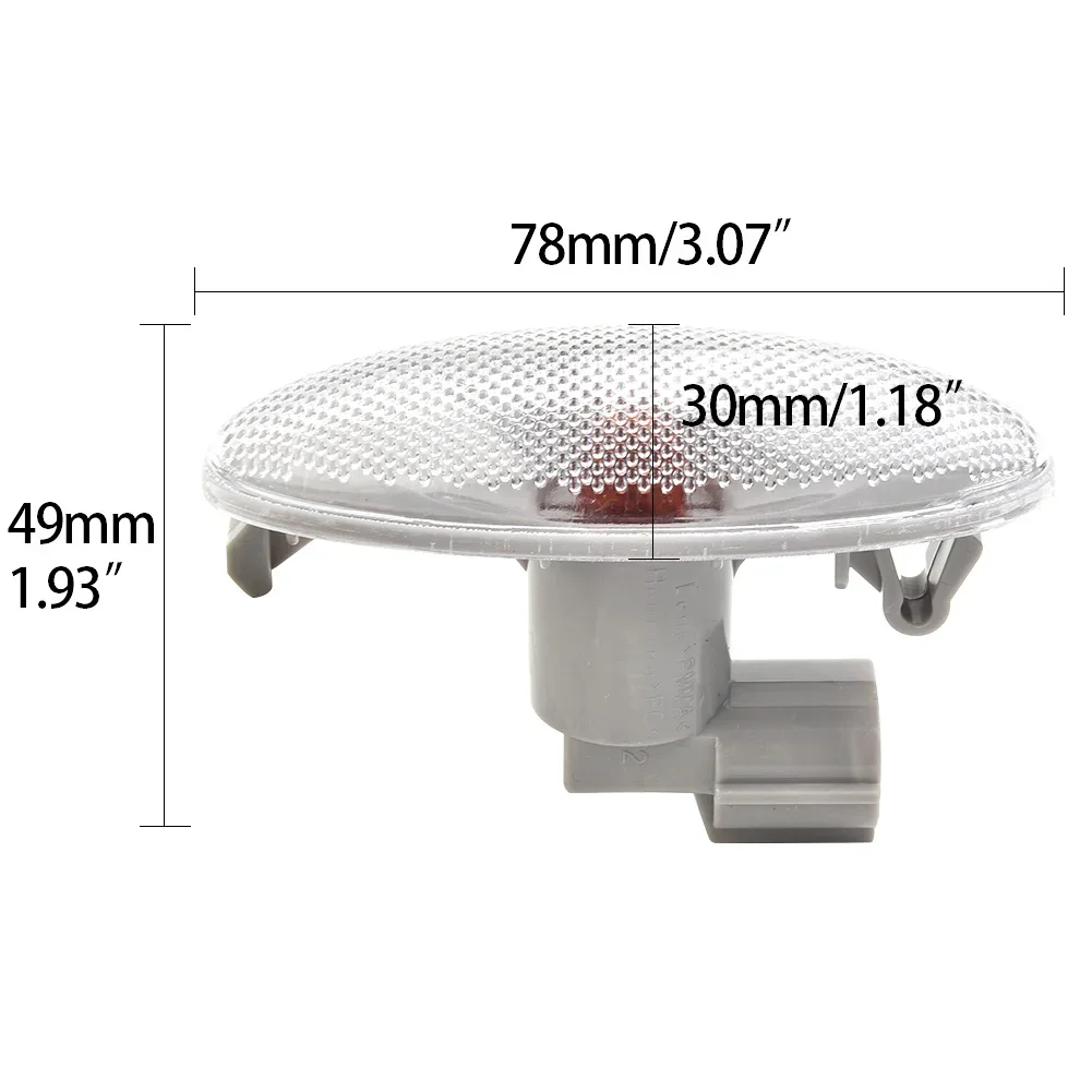 1 pz 12V luce di segnalazione per Toyota 12.2005-03.2011/RAV4 01.2006-02.2009 luce di segnalazione a LED indicatore di direzione laterale ambra ABS luce di segnalazione