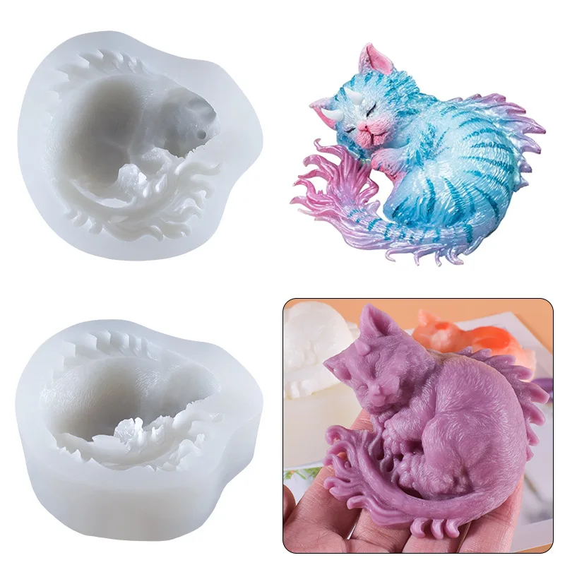 Roaring Wolf stampo in Silicone per fondente cioccolato epossidico Sugarcraft stampo pasticceria Cupcake decorazione accessori da cucina strumento