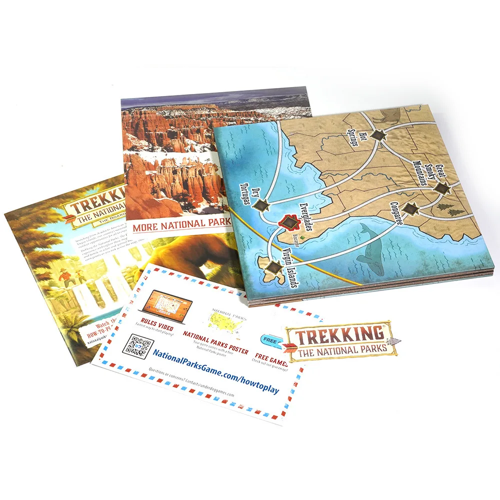 Trekking the National Parks Board Game 2–5 Players For Party English Strategic Entertainment Card Game Popular juegos de mesa