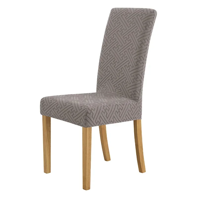 1/4 stücke Jacquard Esszimmer Stuhl Abdeckung Stretch Anti-schmutzig Stuhl Abdeckungen Wohnkultur Küche Sitz Schonbezug für Bankett party Hochzeit – Detail 26
