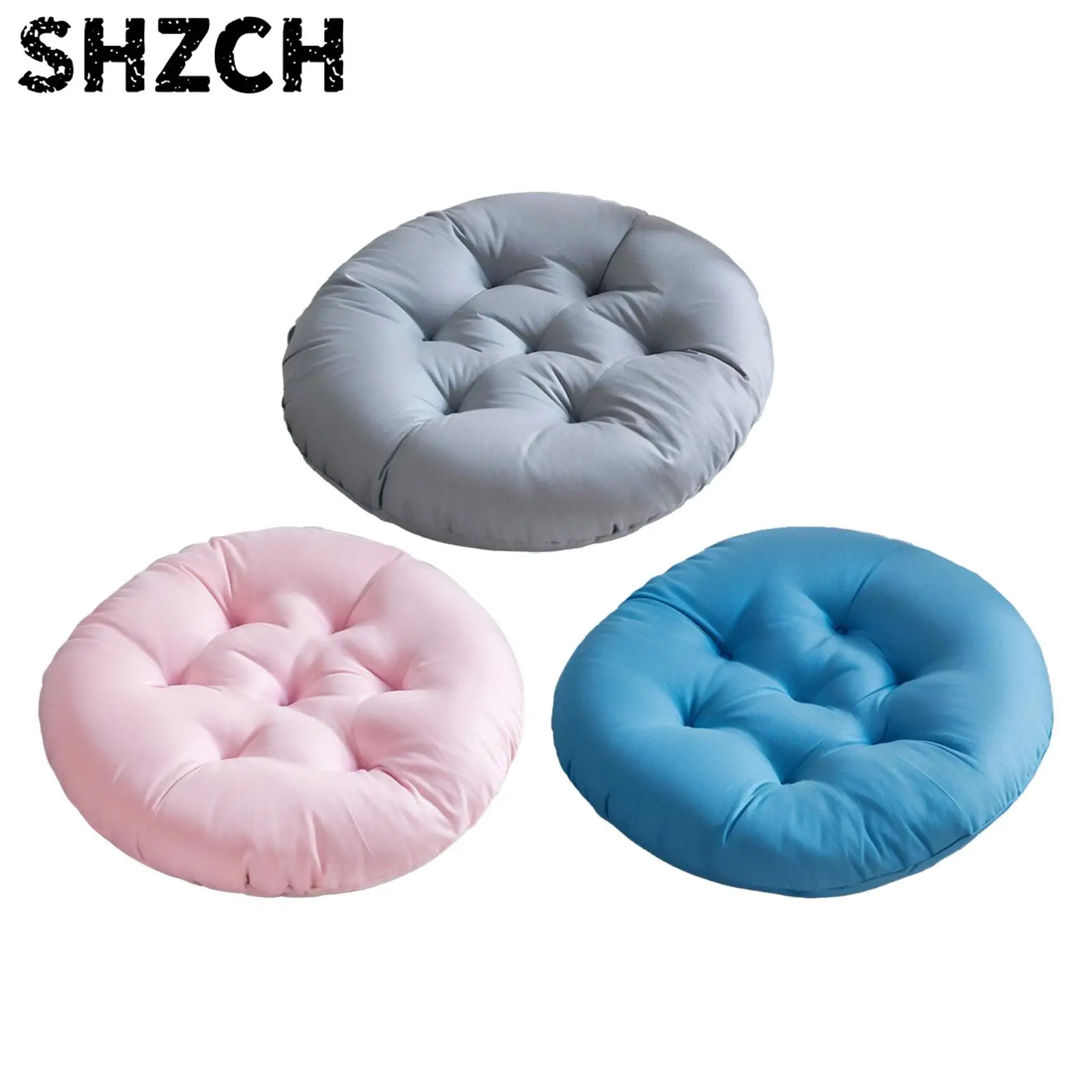 Round Chair Cushion Chair Pad Washable Soft, Decorative, Seat Pillow Indoor Floor Cushion for Kitchen, Dining Room, Office