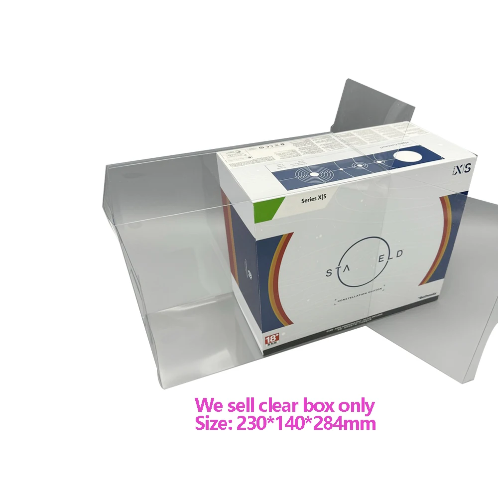 Transparent PET protective cover For XBOX series X /S XSS XSX Limited Watch Collection version storage display box