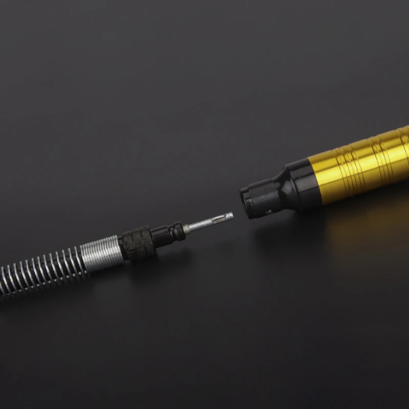 전기 그라인더 용 A76K 유연한 샤프트, 전기 드릴 로터리 그라인더 도구 용 0.3-6.5Mm 척 핸들 연장 케이블 포함