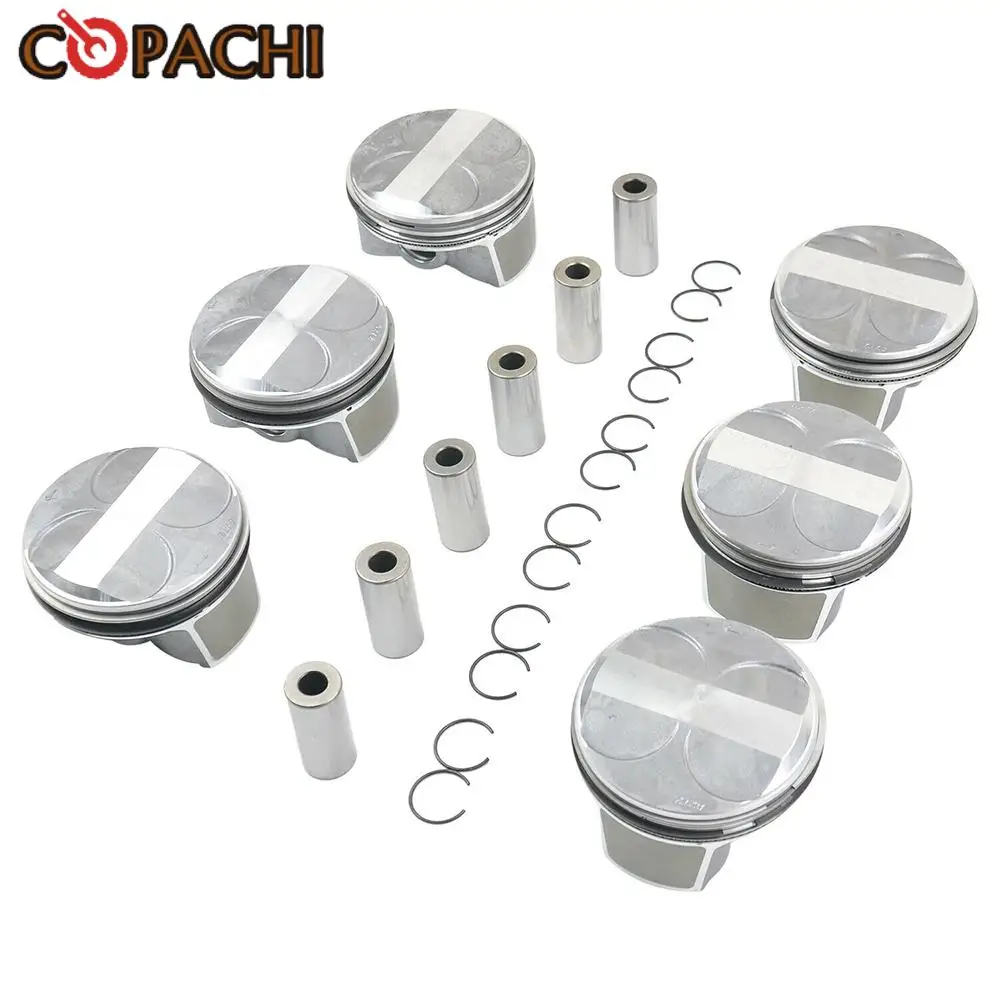 

6Ppc Pistons & Rings Set A2720304017 A2720301018 2720303717 for Mercedes-Benz E-CLASS M272 C230 C250 E230 E300 W212 W211 M272