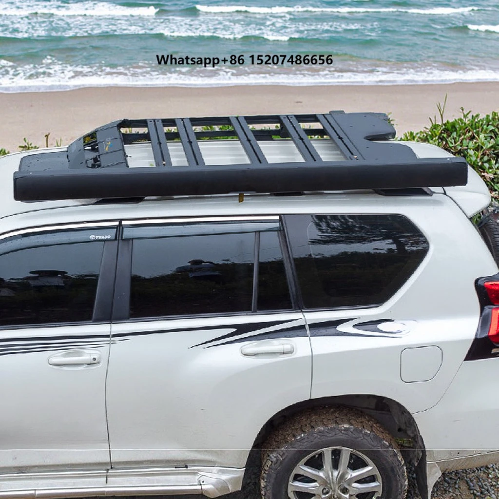 High Quality New Aluminum Alloy Multifunctional SUV ORV Roof Rack for Car Travel Easy Installation Black Color Luggage Storage