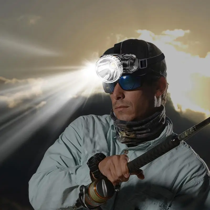 

Head Lamp USB Rechargeable Head Torch High Brightness Portable Camping Gear Multifunctional Outdoor Lighting For Hiking