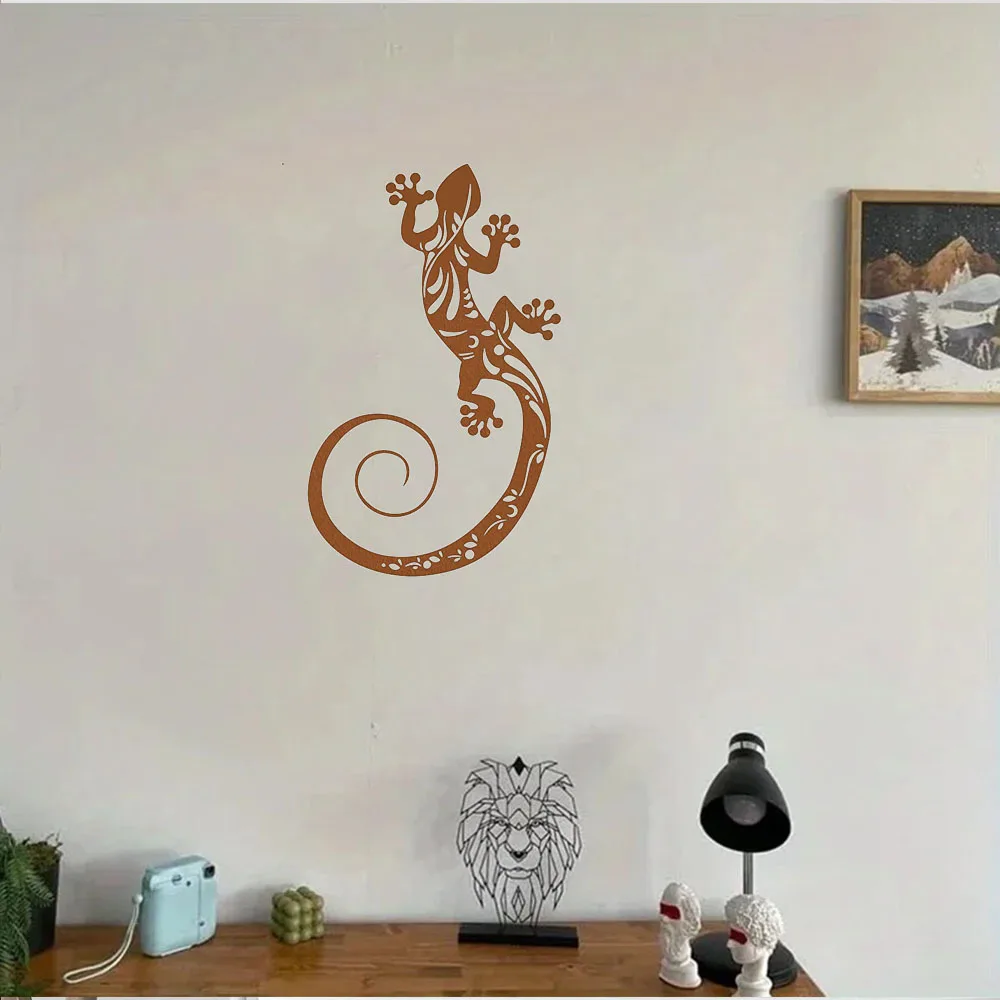 Fascinating 3D Lizard Wall Ornament Decor – Intrigue with Theme. Intriguing for Home. Stylish 3D Lizard Hanging Piece