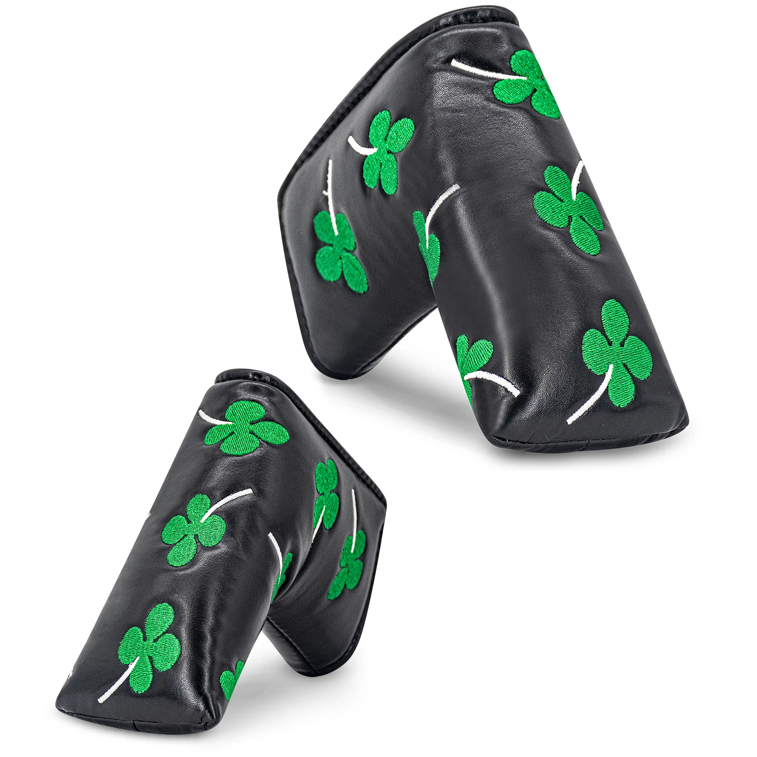 1pc Four-Leaf Clover Pattern Golf Club Head Cover, Embroidery Craft, Designed for Men And Women Golf Enthusiasts