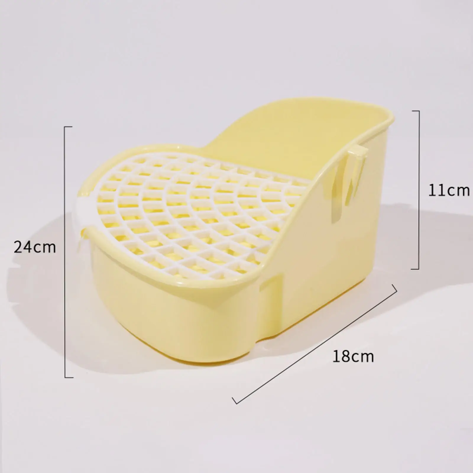 Shaped Potty Trainer Corner Toilet Box Tray Pet Cage Toilet