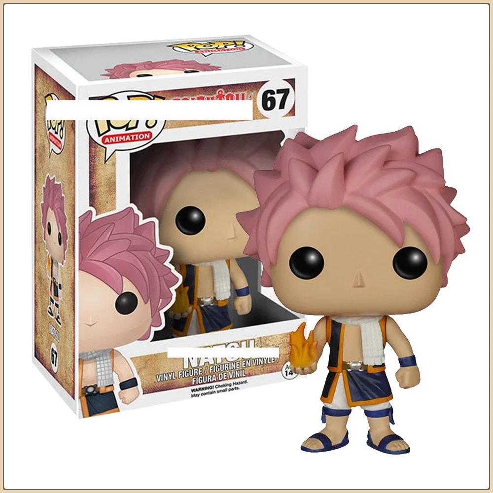 

Funko Pop Fairy Tail Action Toy Figures Classic Hot Blooded Magic Protagonist Natsu Anime Doll Model Decoration Kid Hobby Gift