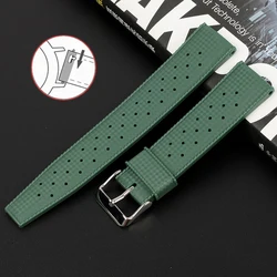 Tropic Silicone Watchband for Seiko Waterproof Rubber Wristband Quick Release 20mm 22mm Bracelet for Casio Strap for Citizen