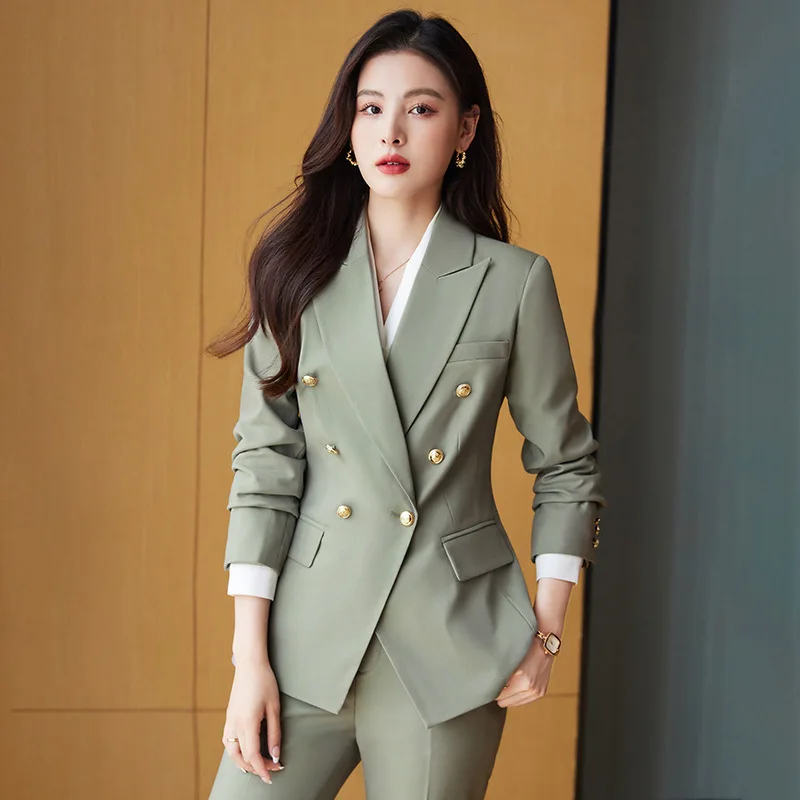 High-End Suit Women's Spring and Autumn 2022 New Temperament Goddess Style Small Business Wear Workwear Suit