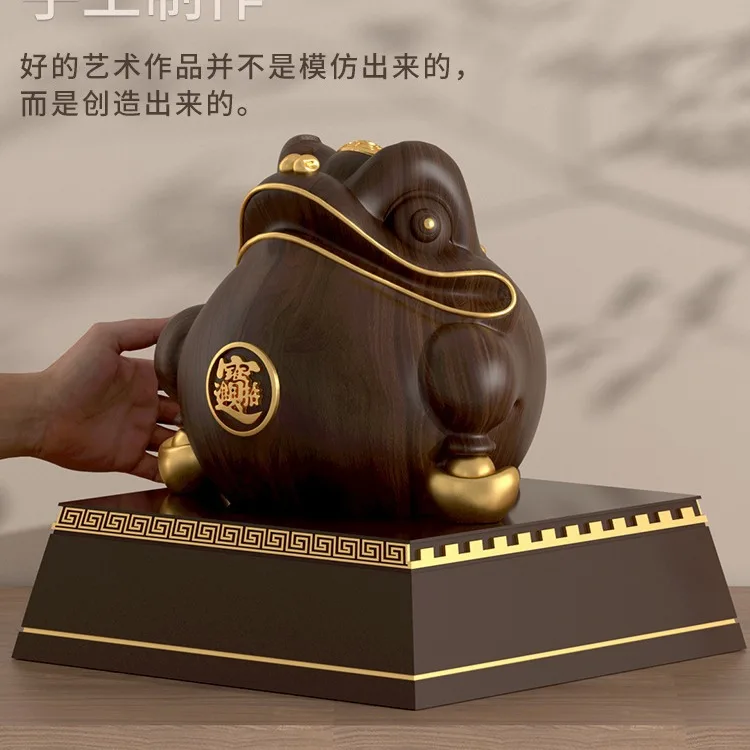 Adorno de la suerte grande, nuevo estilo chino, decoración para sala de estar de alta gama, regalo de apertura para tienda, decoración de escritorio de oficina