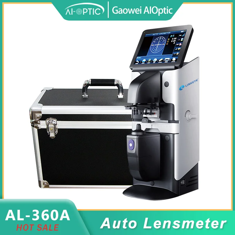 LINK Optical Advanced 7'' LCD Touch Screen Lensometer JD-2600A Digital Automatic Focimeter Auto Lensmeter with PD UV Printer