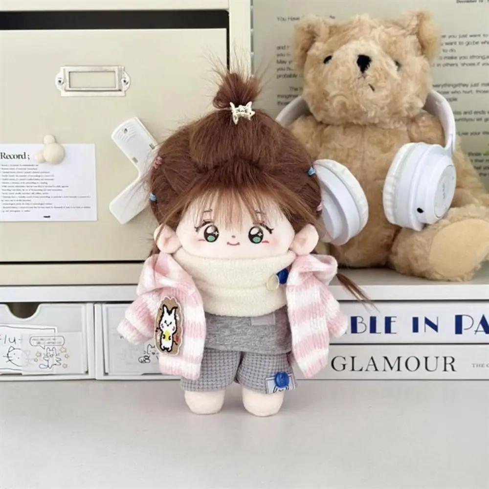 Bluse Spielen Haus Stil 20 cm Baumwolle Puppe Kleidung Outfit Cartoon T-shirt Baumwolle Puppe Kleidung Mode Kreative Puppe Kleidung