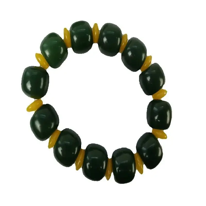 Natural Xinjiang Hetian Jade Jade Old Pit Material Raw Stone with Type Bracelet