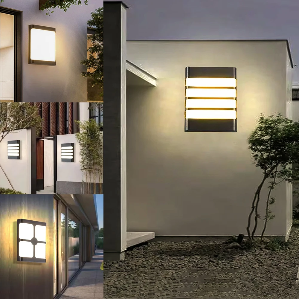 

DINDALLED LED Wall Lamp Waterproof IP65 For Garden Aisle Balcony Entryway Wall Sconce Home Decor Light Fixture Luster