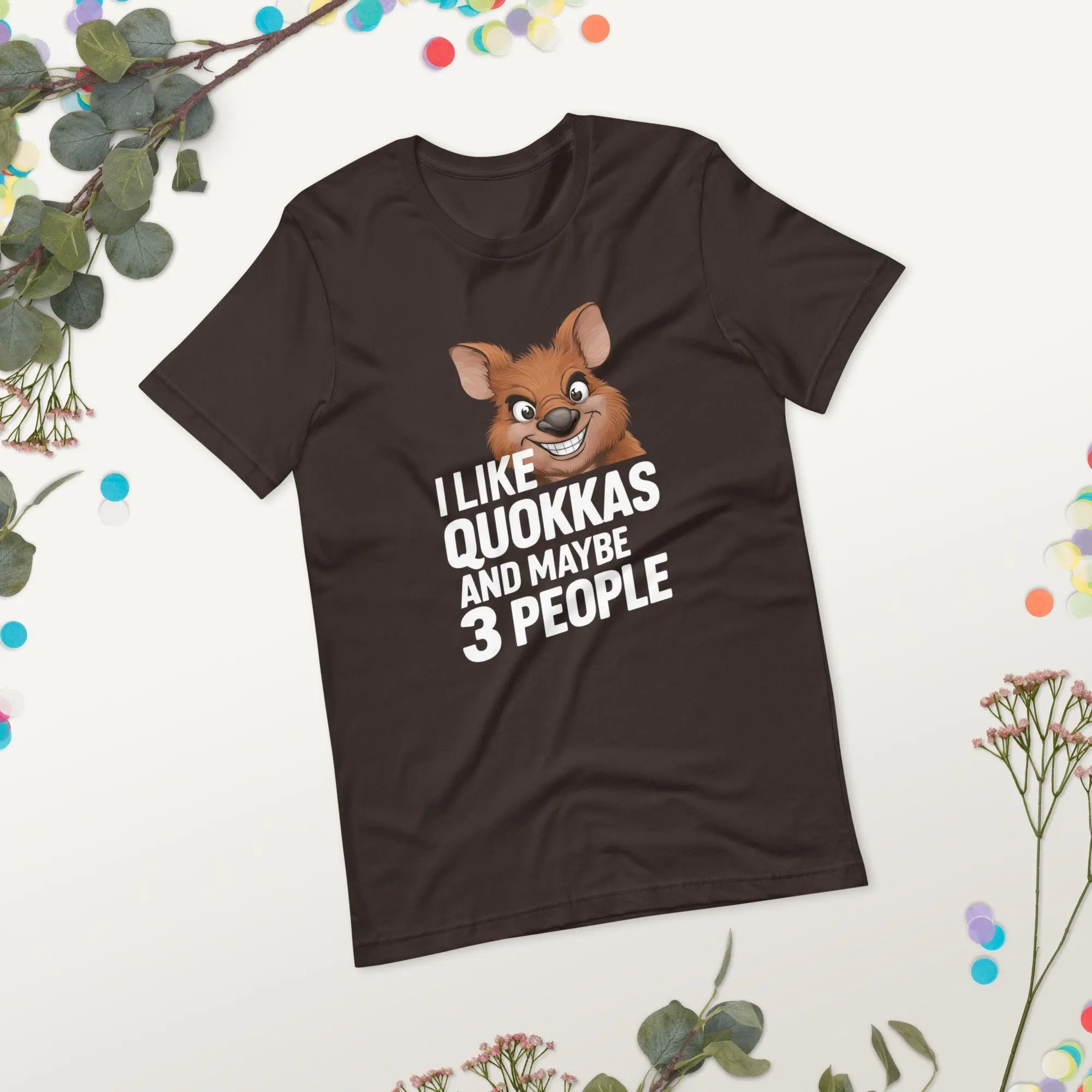 Quokka T Shirt Funny Quokkas Australian Animal Maybe 3 People Marsupial Internet Meme Australia Humour For