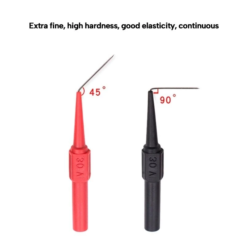 4Pcs Multimeter Test Leads Probe Tip Back Automatic Tool Car Diagnostic Tools