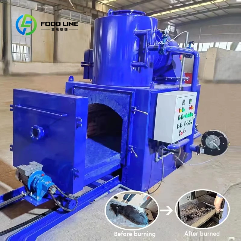 Customize 50-100 Kilograms Per Hour Mobile Crematorium for Pets, Pet Cremation Using Natural Gas, Pet Natural Biological Medical