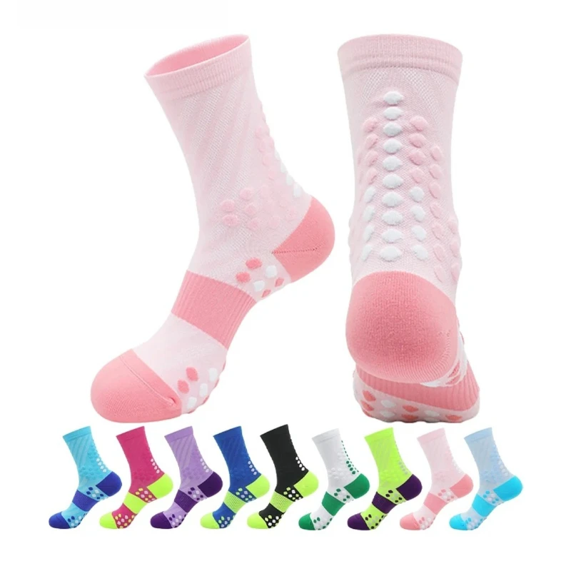 Professional Football Socks Compression Running Socks Children's Crew Socks Sports Breathable Sweat-wicking Socks