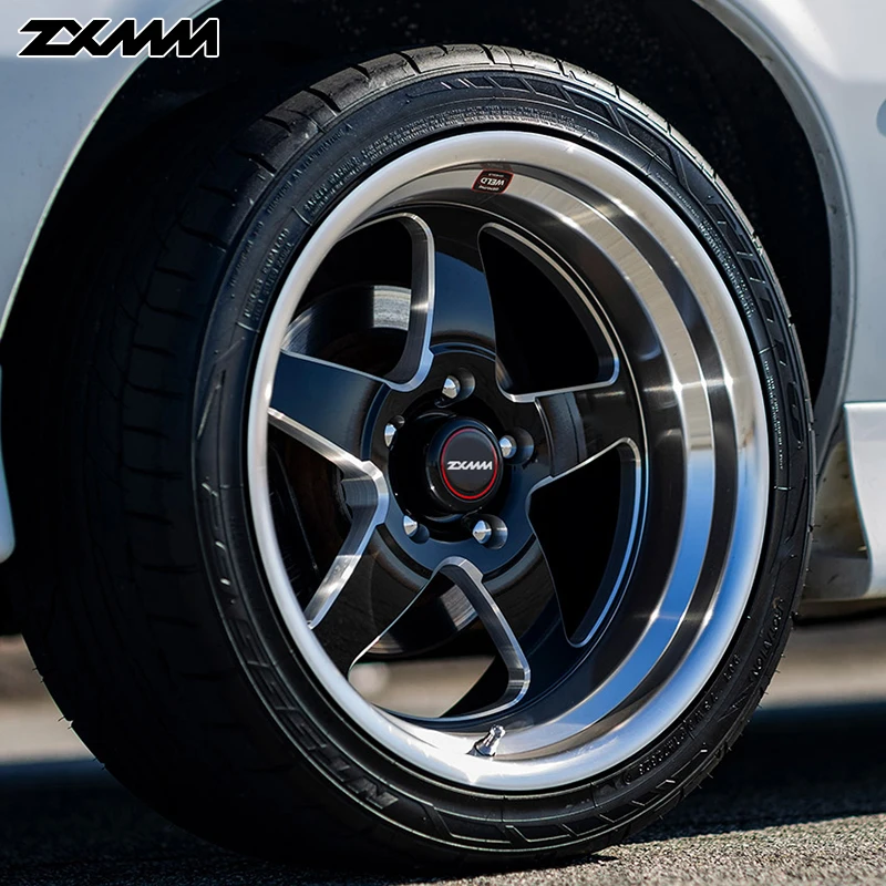 

ZXMM OEM Forged Beadlock Wheel 5x114.3 5x120 for MBW 15 17 18 20 Knurled Deep Dish for ATU&UTV Older USA Muscle Truck Cars Rims