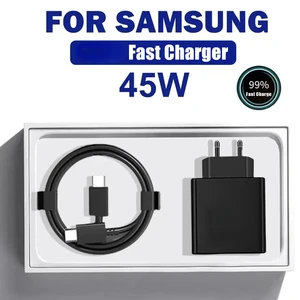 Pengisi Daya USB C PD 45W Adaptor Dinding Ponsel Pengisi Daya Cepat Kecepatan Tinggi untuk Samsung Galaxy S24 S23 Ultra Note iPhone 15 Xiaomi 14 10 pengisi daya iphone 14 penjualan terbaik - №