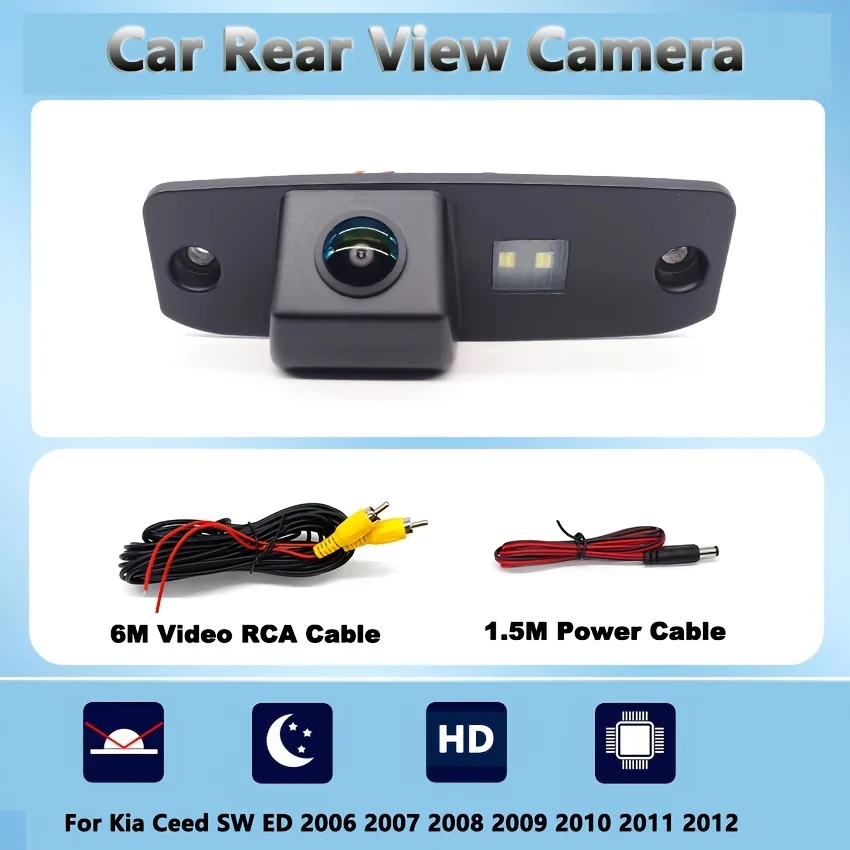 HD Backup Camera, Rear View Camera for Kia Ceed (ED) 2006 2007 2008 2009 2010 2011 2012 Car Parking Accessories - view 5